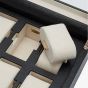 WOLF Palermo Black Anthracite 6 Piece Watch Box 213802