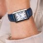 Accurist Rectangle Ladies Blue Watch 71002