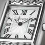 Accurist Rectangle Silver White Dial Watch 71006
