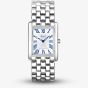 Accurist Rectangle Silver With Blue Roman Numerals Watch 71007