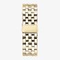 Accurist Rectangle Gold With Green Roman Numerals Watch 71008