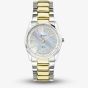 Accurist Everyday Solar Two Tone Blue Mother Of Pearl Watch 74017