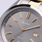 Accurist Everyday Two Tone Grey Dial Watch 74013