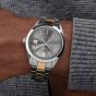 Accurist Everyday Two Tone Grey Dial Watch 74013