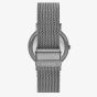 Skagen Mens Signatur Stainless Steel Grey Dial Mesh Strap Watch SKW6577