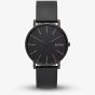 Skagen Signatur Black Leather Watch SKW6902