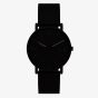 Skagen Signatur Black Leather Watch SKW6902