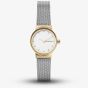 Skagen Ladies Freja Two Colour White Dial Bracelet Watch SKW2666