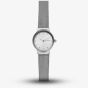 Skagen Ladies Freja Silver Dial Mesh Bracelet Watch SKW2715