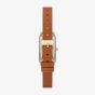 Skagen Ladies Hagen Micro Two-Hand Brown Leather Watch SKW3149