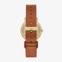 Skagen Ladies Signatur Lillie Brown Leather Strap Watch SKW3121