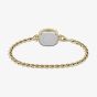 Skagen Ladies Mellem Micro Two-Hand Gold-Tone Twisted Chain Bracelet Watch SKW3181