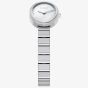 Skagen Ladies Anita Oval Two-Hand Silver Bracelet Watch SKW3182