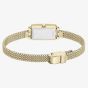 Skagen Ladies Hagen Micro Two-Hand Green Dial Gold-Tone Mesh Bracelet Watch SKW3186