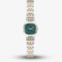 Skagen Ladies Mellem Micro Two-Hand Green Dial Two-Tone Bracelet Watch SKW3187