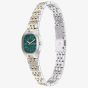 Skagen Ladies Mellem Micro Two-Hand Green Dial Two-Tone Bracelet Watch SKW3187