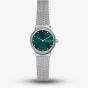 Skagen Ladies Freja Lille Two-Hand Green Dial Mesh Bracelet Watch SKW3188