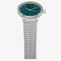 Skagen Ladies Freja Lille Two-Hand Green Dial Mesh Bracelet Watch SKW3188