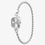 Skagen Ladies Mellem Micro Two-Hand Silver Twisted Chain Bracelet Watch SKW3197