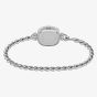 Skagen Ladies Mellem Micro Two-Hand Silver Twisted Chain Bracelet Watch SKW3197