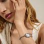 Skagen Ladies Mellem Micro Two-Hand Silver Twisted Chain Bracelet Watch SKW3197