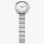 Skagen Ladies Anita Oval Two-Hand Two-Tone Bracelet Watch SKW3198