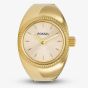 Fossil Ladies Gold Tone Ring Watch ES5246