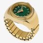 Fossil Ladies Gold Tone Ring Watch ES5308