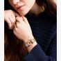 Fossil Ladies Everett Rose Gold Dial Bracelet Watch ES5491