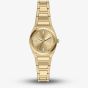Fossil Ladies Everett Gold Dial Bracelet Watch ES5492
