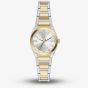 Fossil Ladies Everett Silver Dial Two Tone Bracelet Watch ES5494