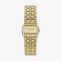 Fossil Ladies Harlow Red Octagon Dial Golden Bracelet Watch ES5511