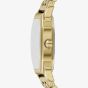 Fossil Ladies Harlow Red Octagon Dial Golden Bracelet Watch ES5511