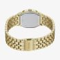 Fossil Ladies Harlow Red Octagon Dial Golden Bracelet Watch ES5511