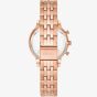Fossil Ladies Neutra Rose Gold Plated Chronograph Watch ES5218