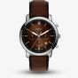 Fossil Mens Neutra Chronograph Brown Dial Watch FS6143