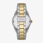 Fossil Mens Pearson Green Dial Two Tone Bracelet Watch FS6197