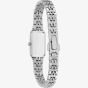Citizen Ladies Silhouette Silver Tone Mother Of Pearl Watch EG2691-57D