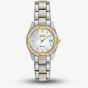Citizen Ladies Regent Two-Tone Diamond Mother Of Pearl Dial Watch EW1824-57D