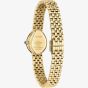 Citizen Ladies Citizen L Rainell Sparkly White Teardrop Dial Golden Bracelet Watch EX1552-59A