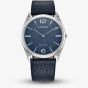 Citizen Mens Stiletto Denim Blue Leather Strap Watch AR3120-08L