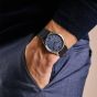 Citizen Mens Stiletto Denim Blue Leather Strap Watch AR3120-08L