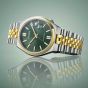 Citizen Mens Tsuyosa 60 Green Dial Automatic Watch NK0024-54X