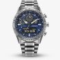 Citizen Mens Promaster Skyhawk Blue Dial Dual Display Watch JV2000-51L