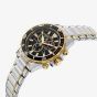 Citizen Mens Eco-Drive Chronograph Two Colour Bracelet Watch AT2434-54E