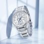Citizen Mens World Chronograph A.T Atomic Timekeeping Silver Bracelet Watch AT8260-85A
