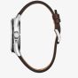 Citizen Mens Eco-Drive Terra Force Brown Leather Strap Watch AW1890-19B