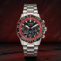 Citizen Mens Red Arrows Promaster Air Navihawk Chronograph Black Dial Bracelet Watch CA4666-56E