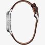 Citizen Mens Rolan Mother of Pearl Dial Brown Lether Strap Watch FE7130-10D