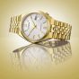 Citizen Mens Tsuyosa 60 White Dial Golden Bracelet Watch NK0022-50A